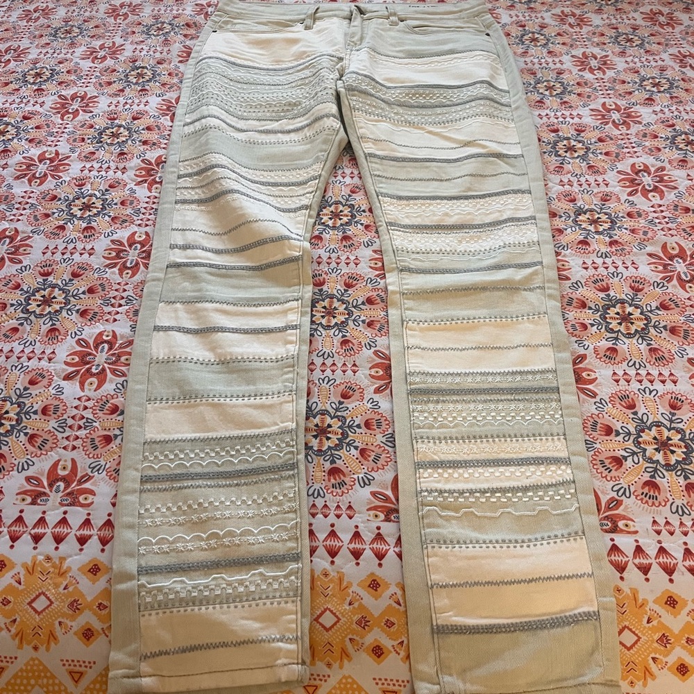 Blank denim jeans